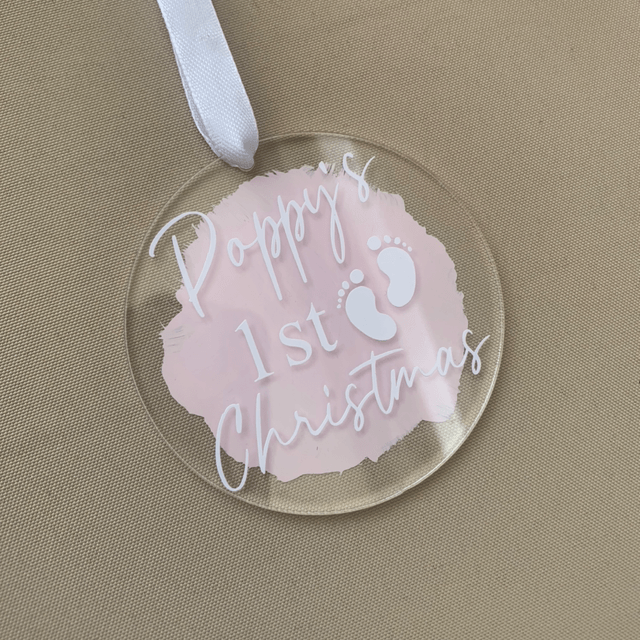 Baby’s 1st Christmas Acrylic Disc Keepsake