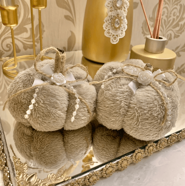 Handmade Fabric Pumpkin