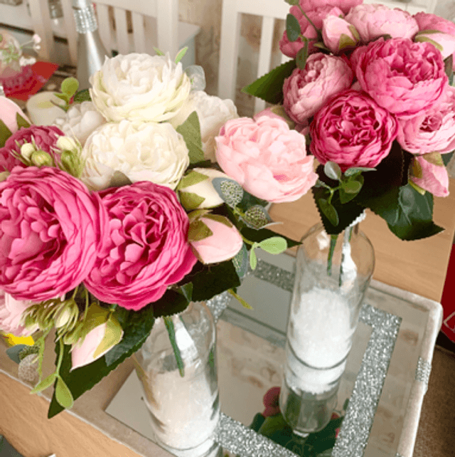 Flower Bottle Vase Centrepiece Ornament