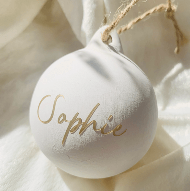 Personalised Ceramic Bauble
