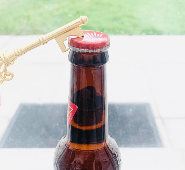 Personalised Bottle Opener Key Charm Keepsake