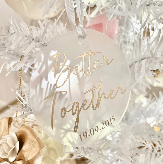 Personalised Frosted Acrylic Disc