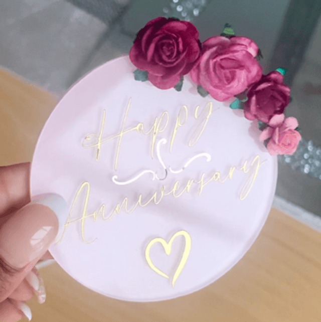 Anniversary Acrylic Gift Keepsake