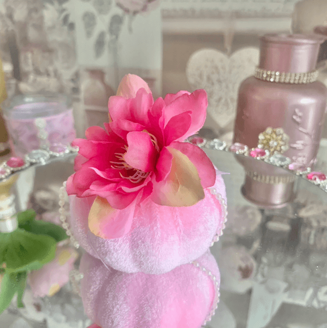  Tickled Pink Fabric Pumpkin