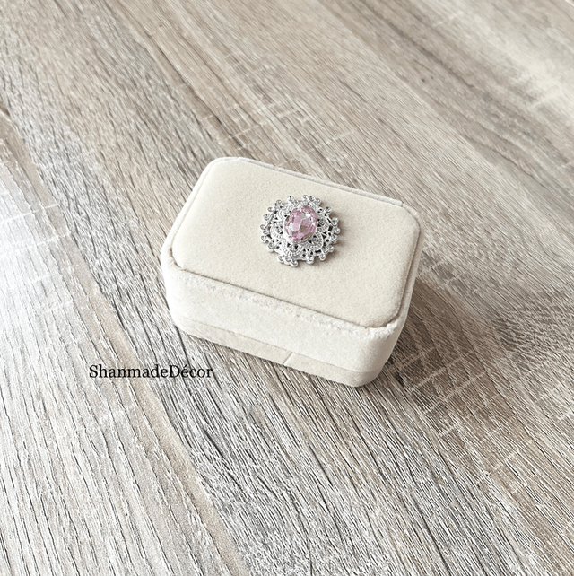 Velvet Ring/Jewellery Box