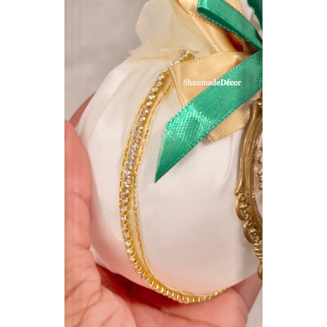 Emerald Satin Bauble Ornament Keepsake