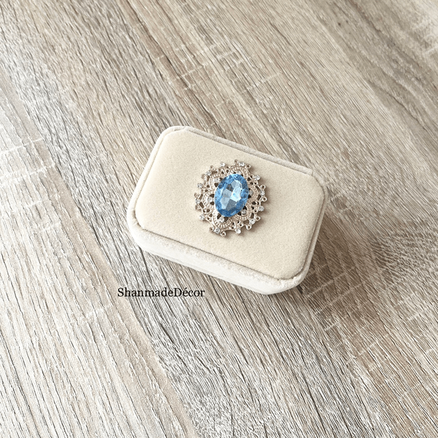Velvet Ring/Jewellery Box