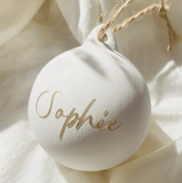 Personalised Ceramic Bauble
