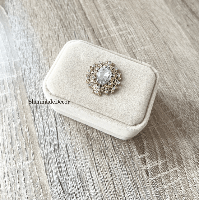 Velvet Ring/Jewellery Box