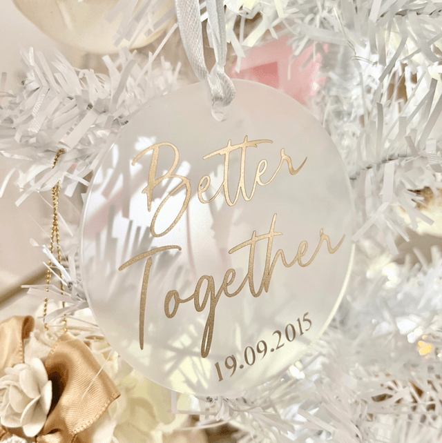 Personalised Frosted Acrylic Disc