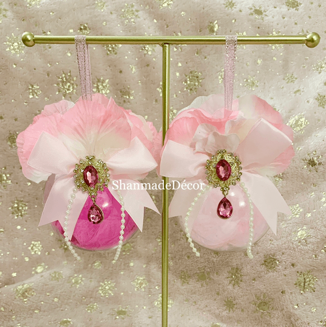 2 x Bauble Ornament Keepsake Set